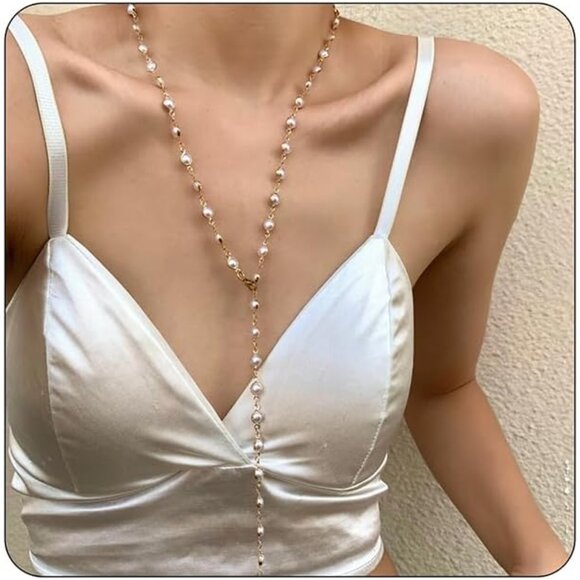 Jewelry - Stunning Y-Shaped Crystal Necklace - Versatile Jewelry Gift for Any Occasion